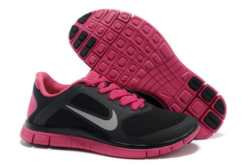 Nike Free Run 4.0 V3 Womens Black Pink Australia